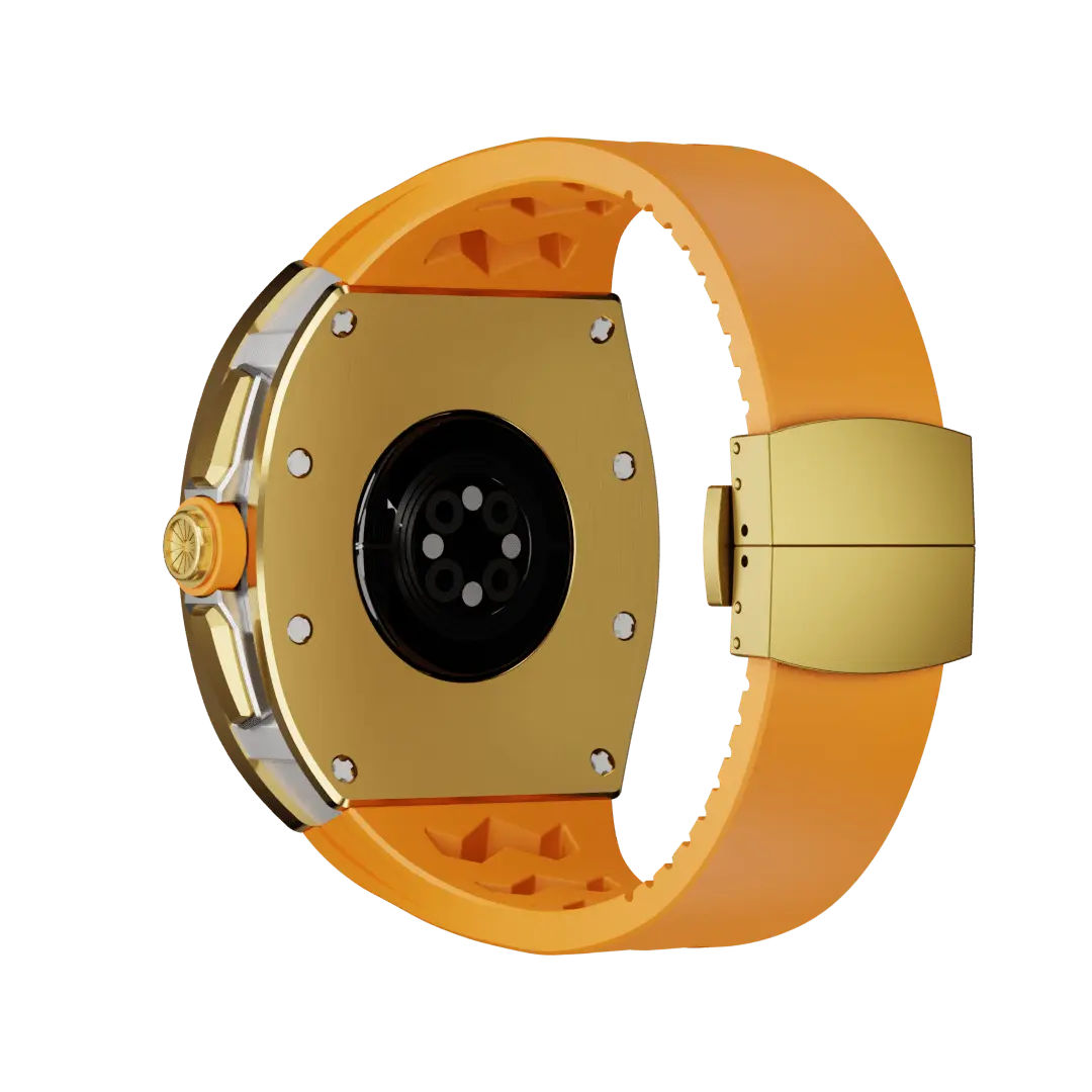 Carcasă din titan și curea din silicon pentru Apple Watch