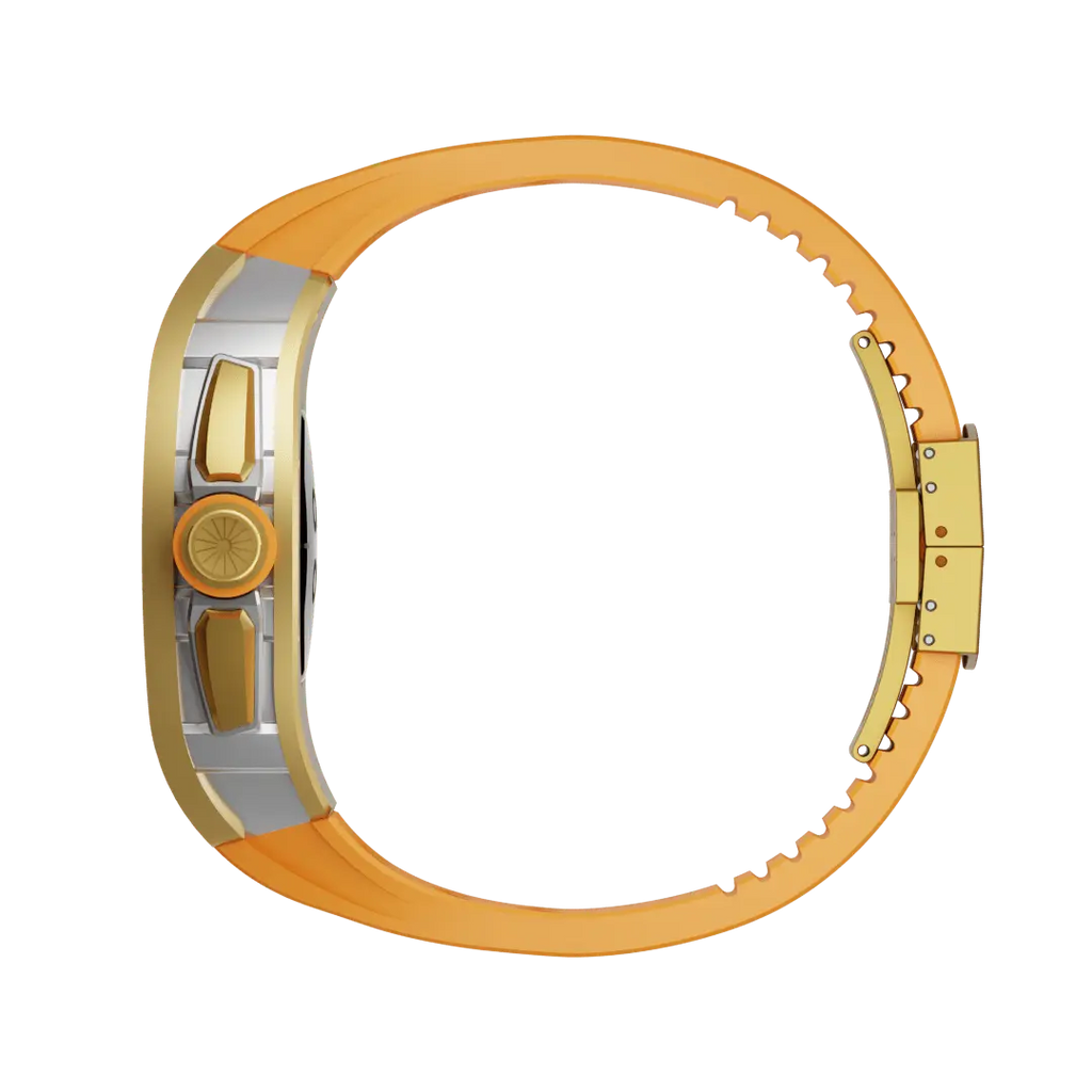 Carcasă din titan și curea din silicon pentru Apple Watch