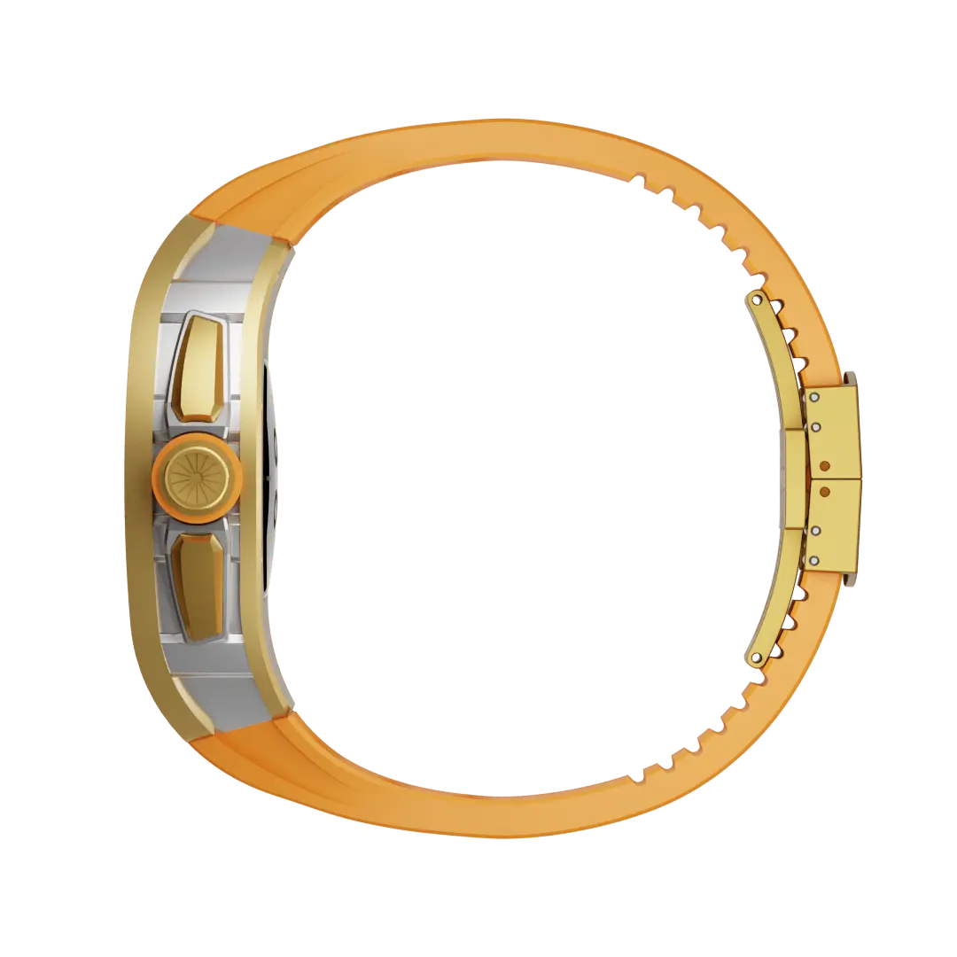 Carcasă din titan și curea din silicon pentru Apple Watch