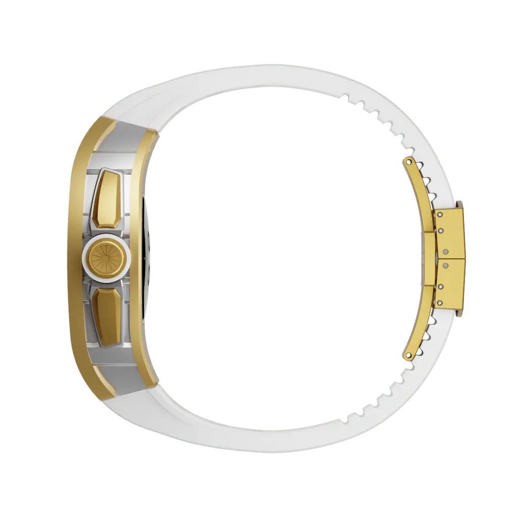 Carcasă din titan și curea din silicon pentru Apple Watch