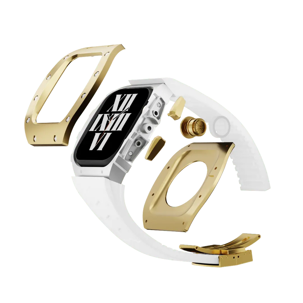 Carcasă din titan și curea din silicon pentru Apple Watch