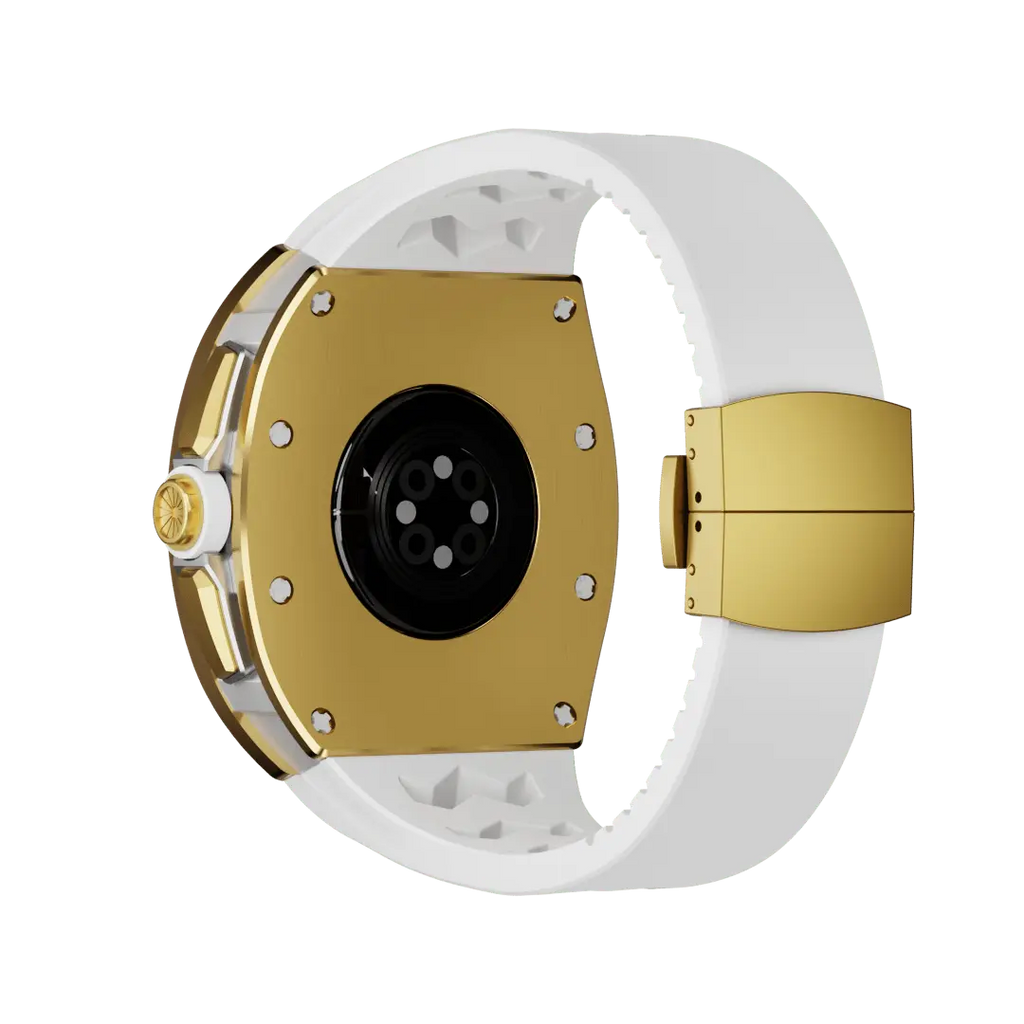 Carcasă din titan și curea din silicon pentru Apple Watch