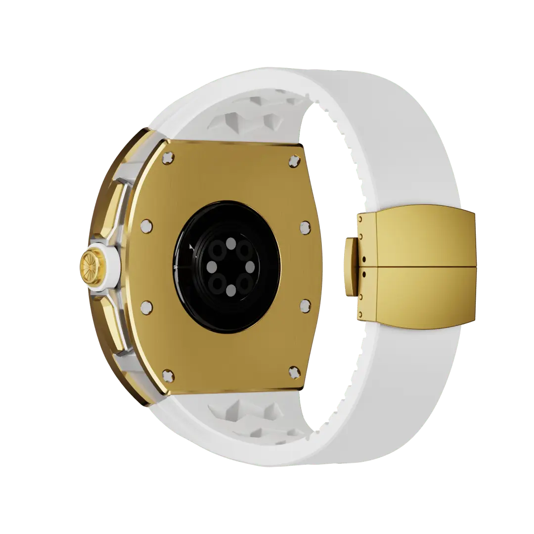 Carcasă din titan și curea din silicon pentru Apple Watch