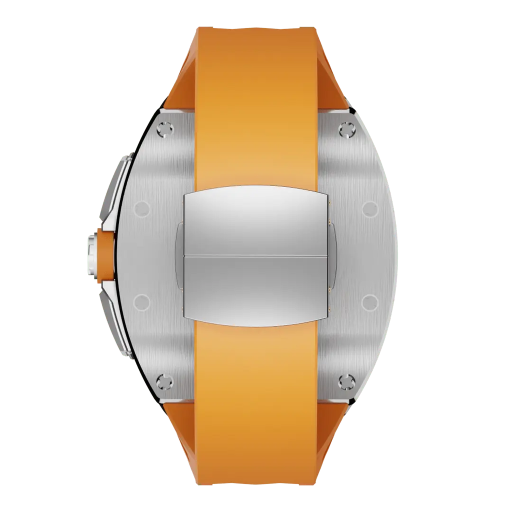 Carcasă din titan și curea din silicon pentru Apple Watch