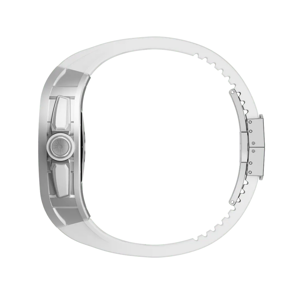 Carcasă din titan și curea din silicon pentru Apple Watch