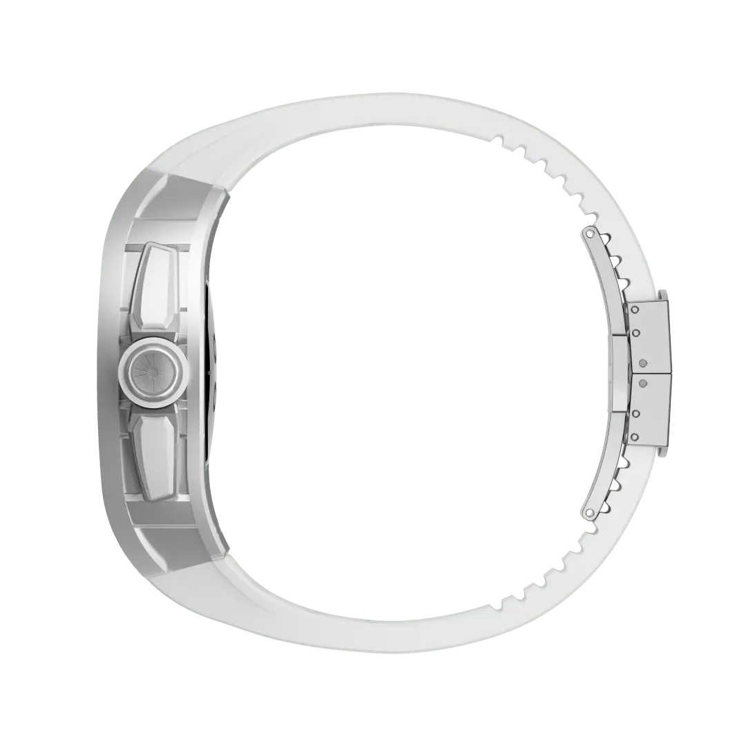 Carcasă din titan și curea din silicon pentru Apple Watch