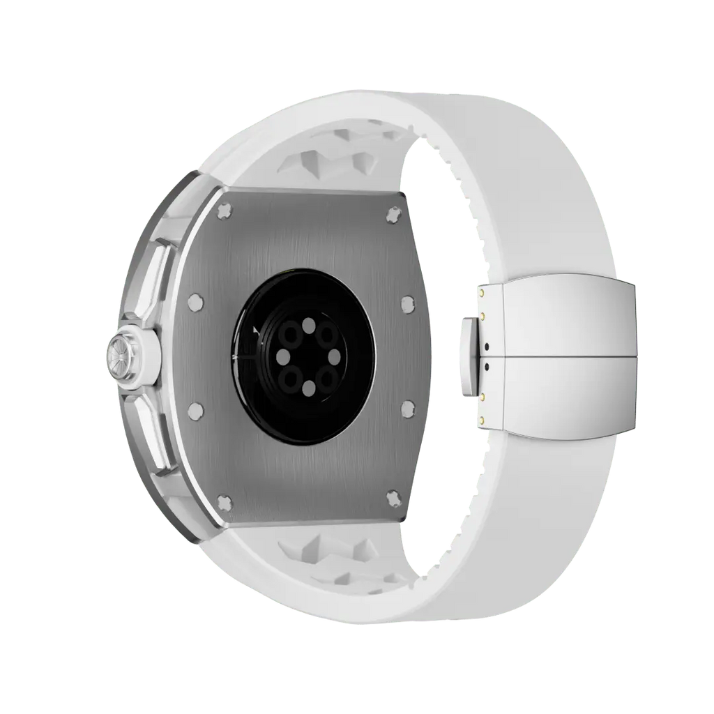 Carcasă din titan și curea din silicon pentru Apple Watch