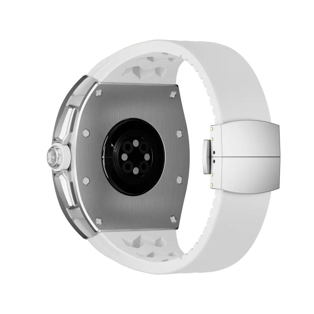 Carcasă din titan și curea din silicon pentru Apple Watch