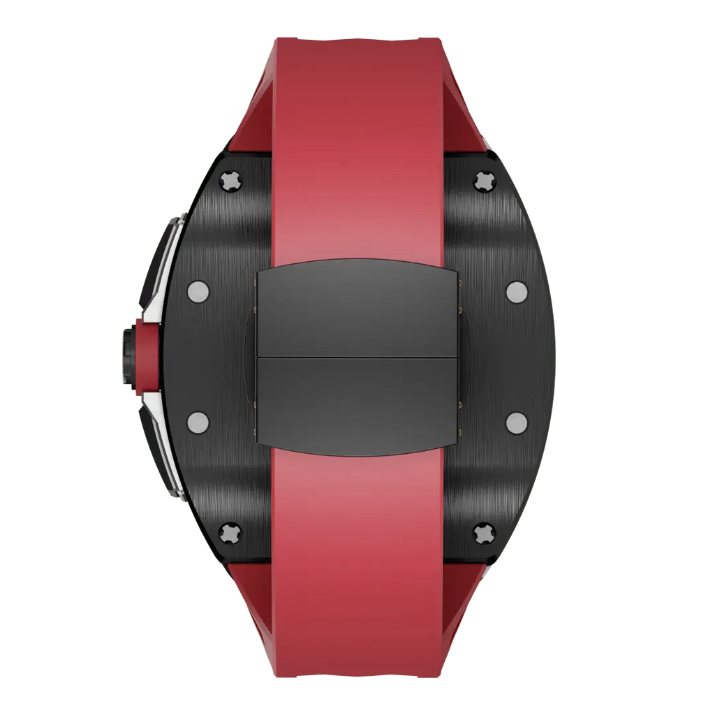 Carcasă din titan și curea din silicon pentru Apple Watch