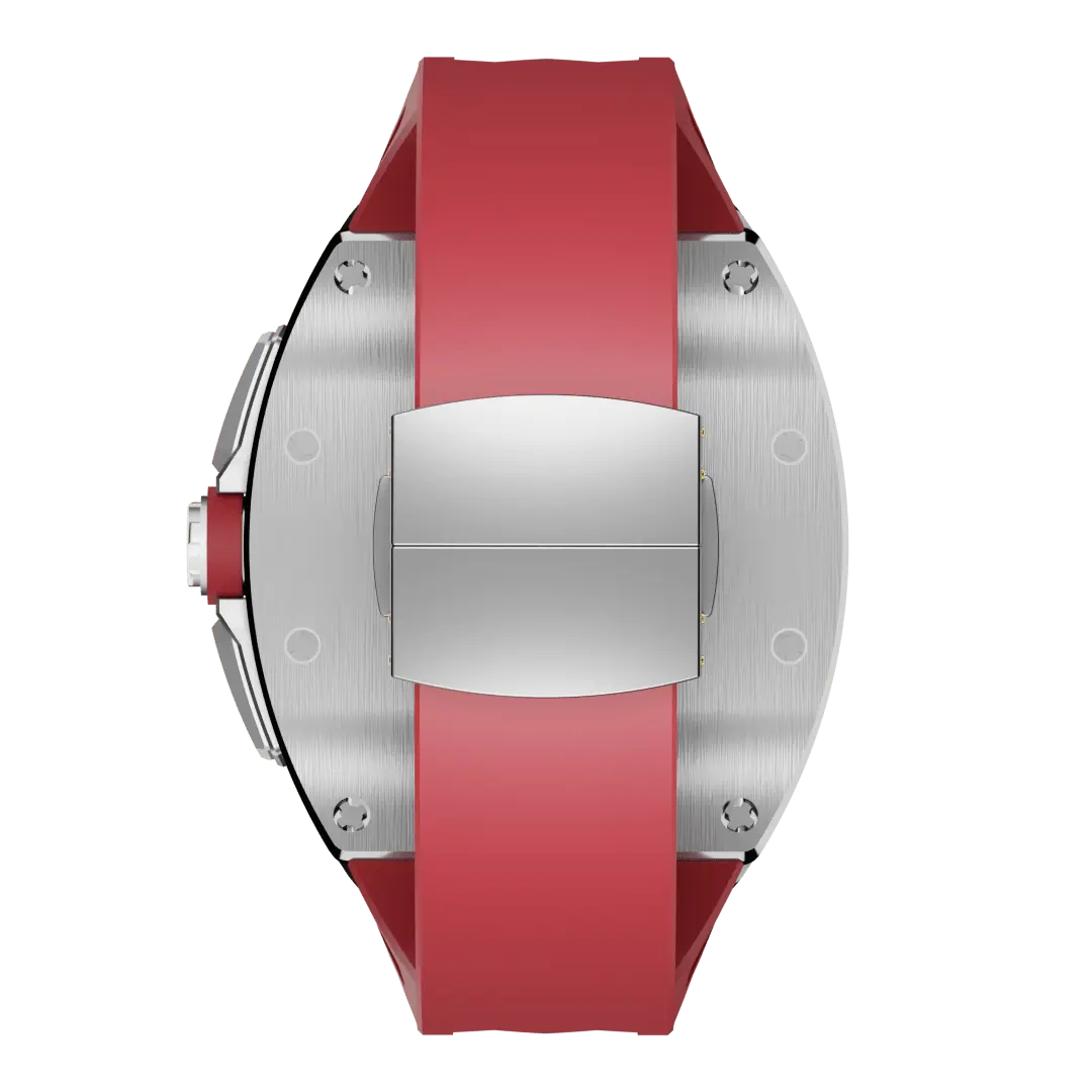 Carcasă din titan și curea din silicon pentru Apple Watch
