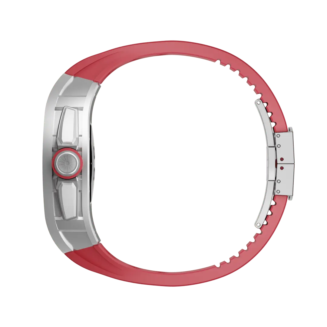 Carcasă din titan și curea din silicon pentru Apple Watch