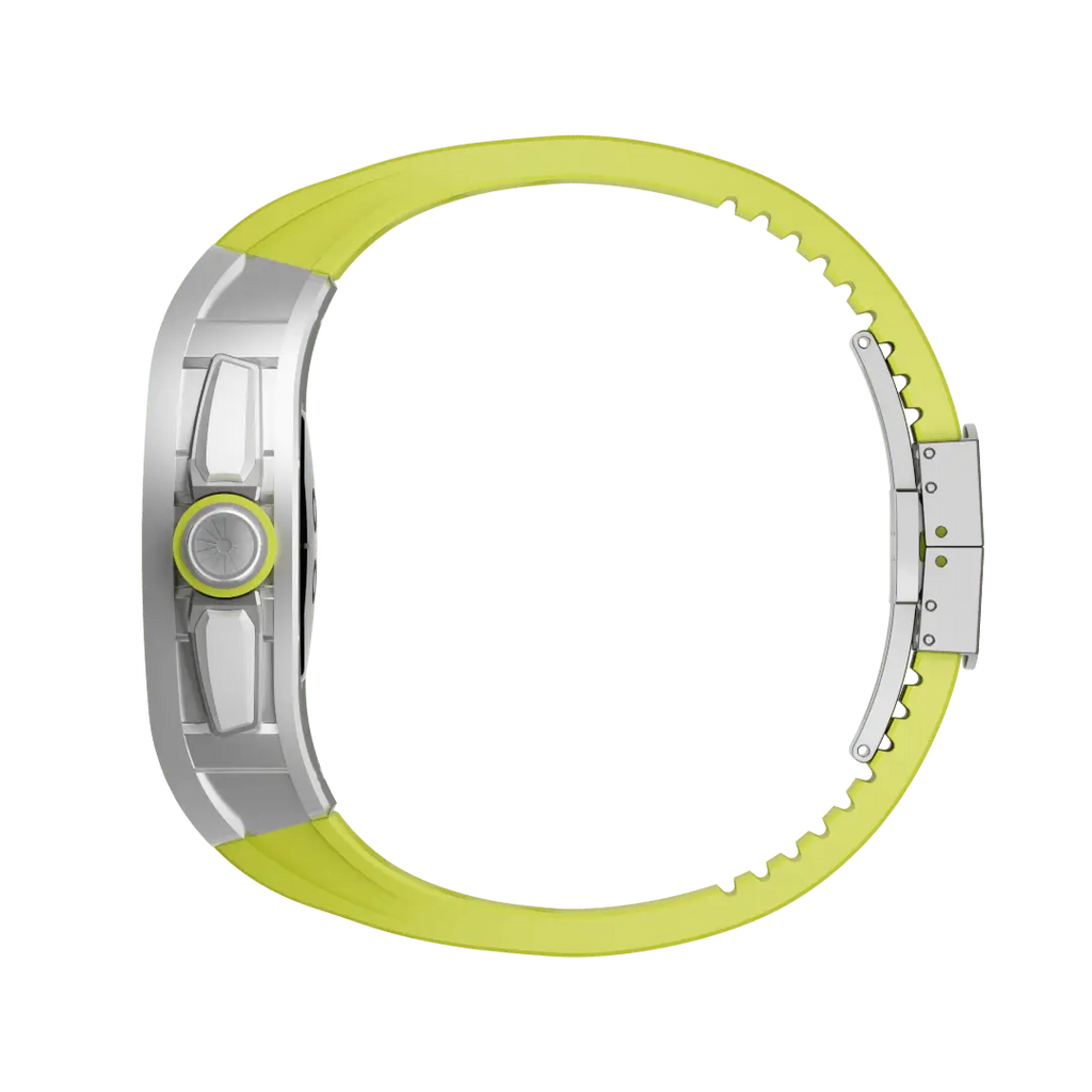 Carcasă din titan și curea din silicon pentru Apple Watch