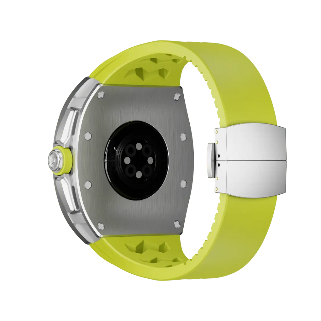 Carcasă din titan și curea din silicon pentru Apple Watch