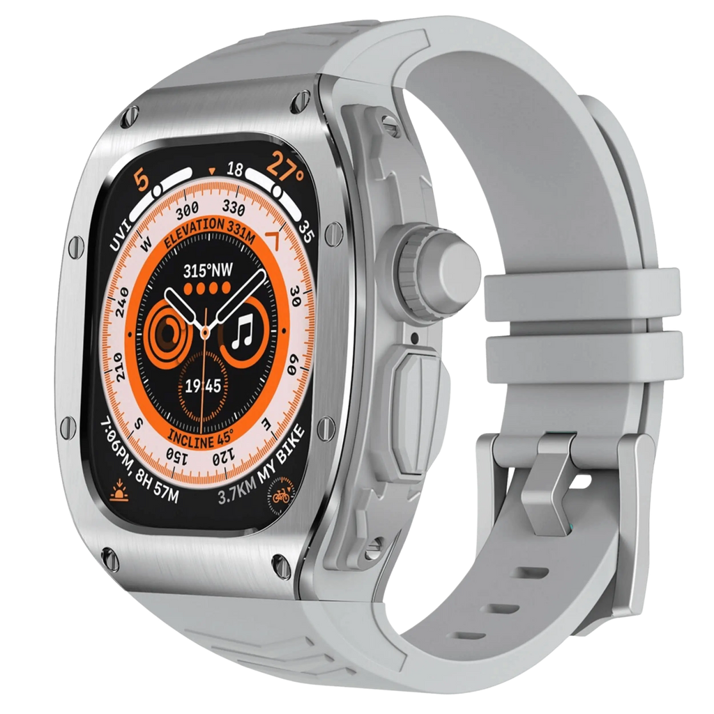 Edelstahlgehäuse und Silikonarmband für NovaPulse Ultra Uhr