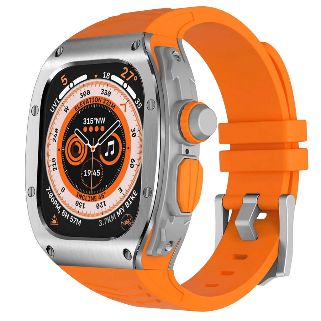 Edelstahlgehäuse und Silikonarmband für NovaPulse Ultra Uhr