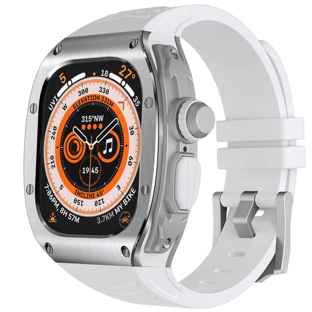Edelstahlgehäuse und Silikonarmband für NovaPulse Ultra Uhr