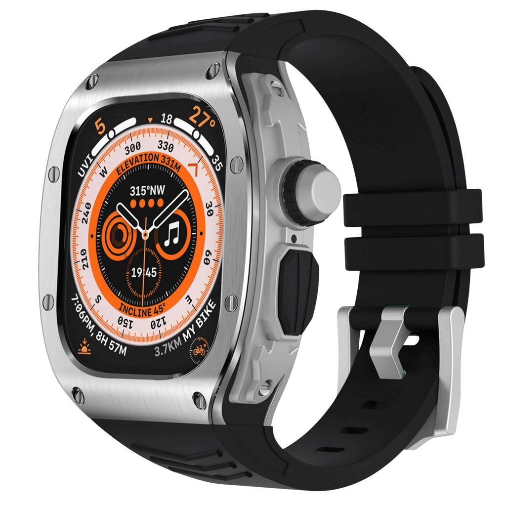 Edelstahlgehäuse und Silikonarmband für NovaPulse Ultra Uhr