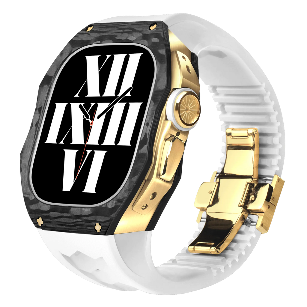 Hiilikuitukuori ja silikoniranneke Apple Watch Ultraon
