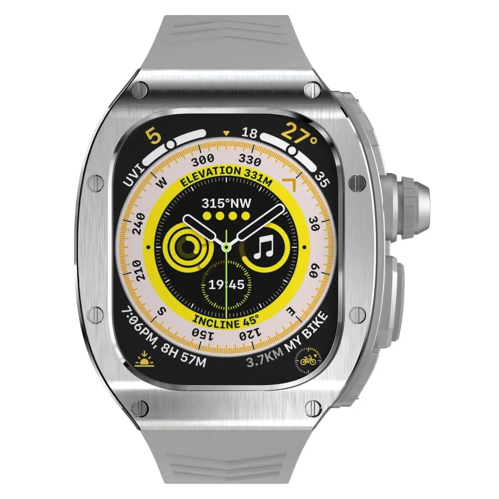 Edelstahlgehäuse und Silikonarmband für NovaPulse Ultra Uhr