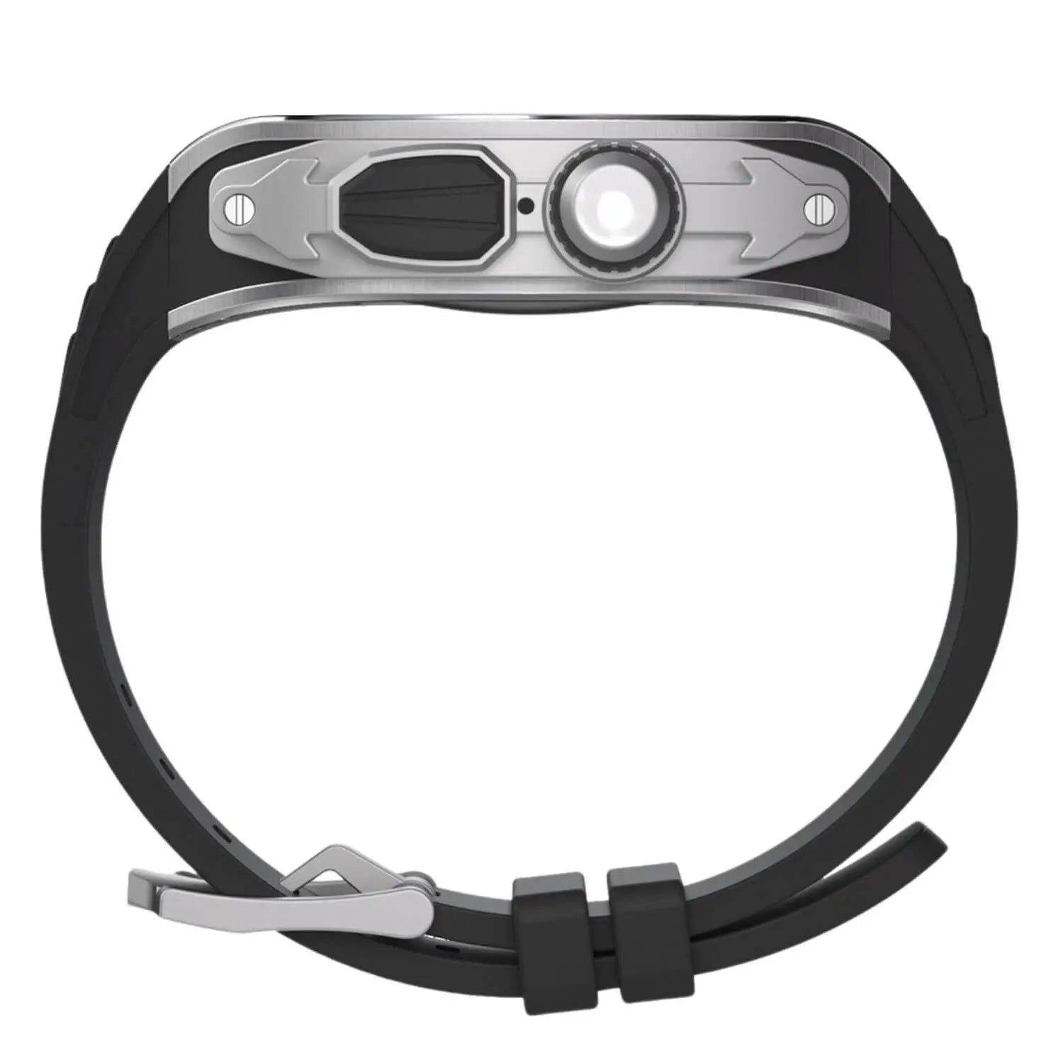 Edelstahlgehäuse und Silikonarmband für NovaPulse Ultra Uhr