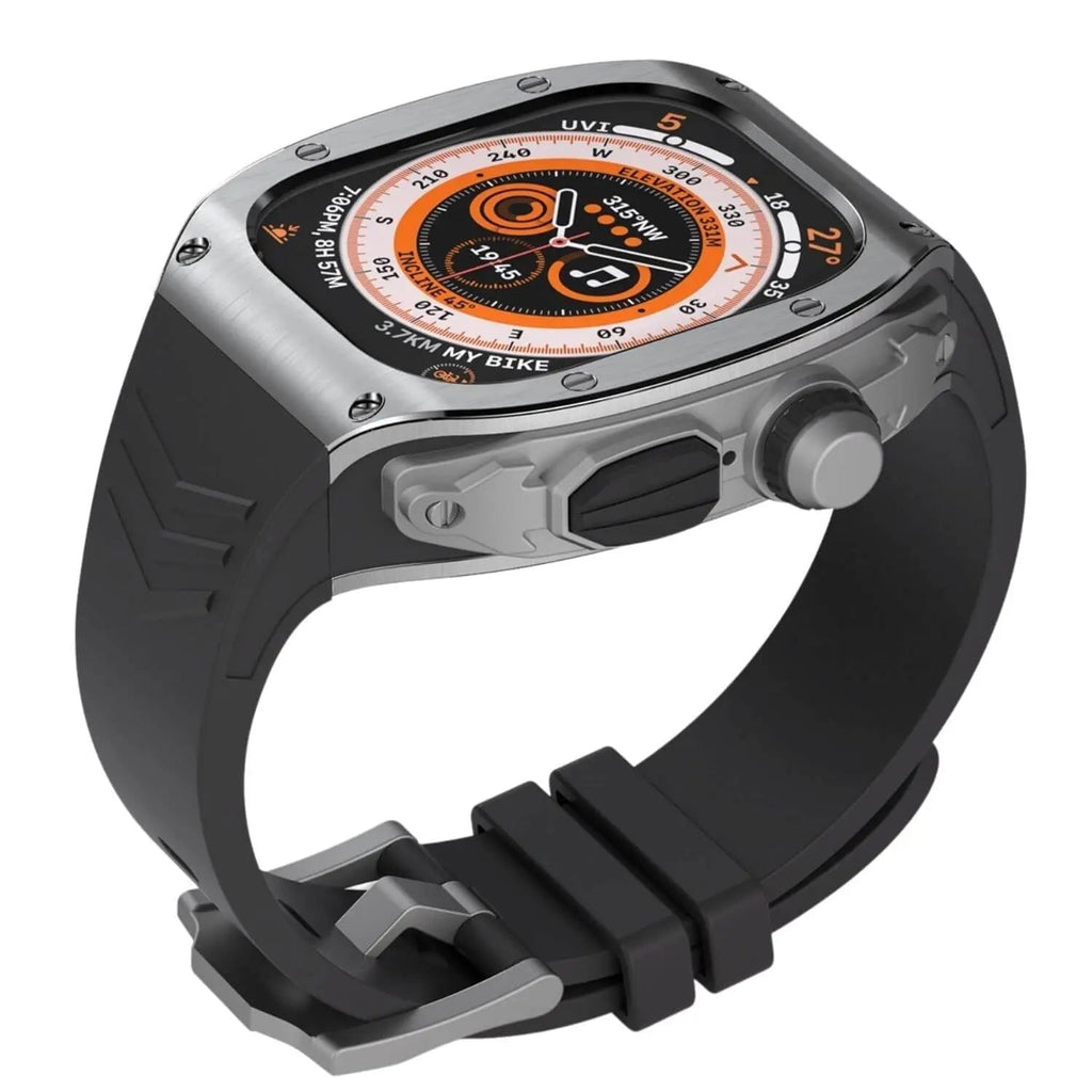 Edelstahlgehäuse und Silikonarmband für NovaPulse Ultra Uhr