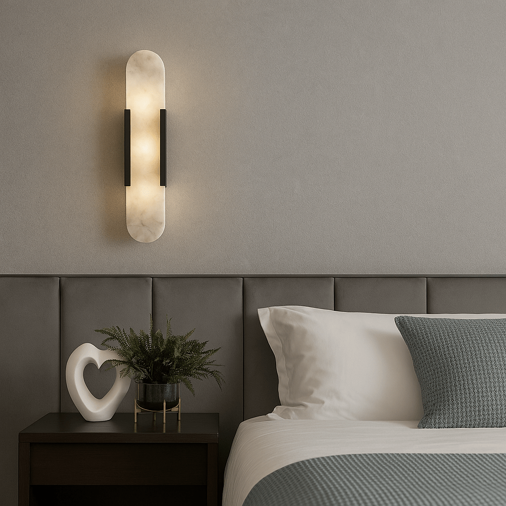 真鍮と大理石のウォールブラケット モダンインテリアエディション