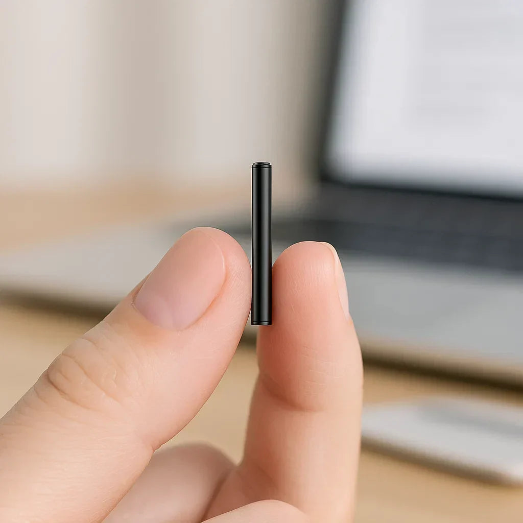 NovaNote Miniatyrlydopptaker Diskret for Hemmelig Opptak og Stemmeaktivering