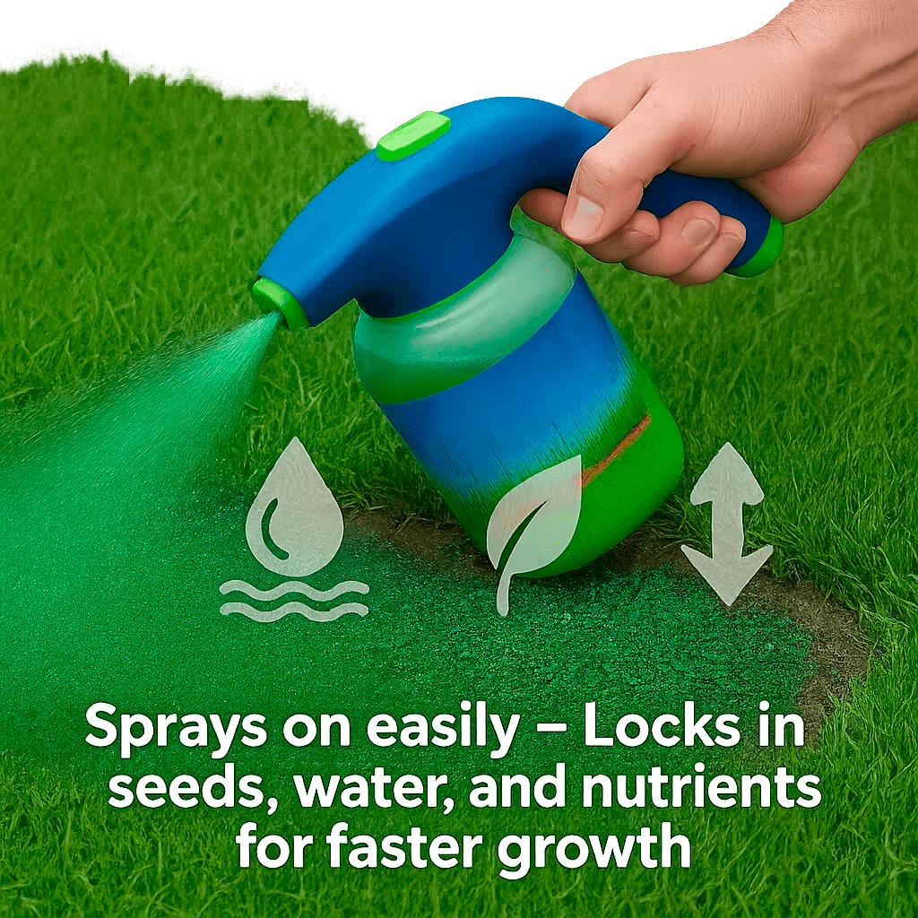 LawnNova Hydro Mousse Semburan Benih Rumput Untuk Rumput Berlapis dan Kawasan Laluan Tinggi