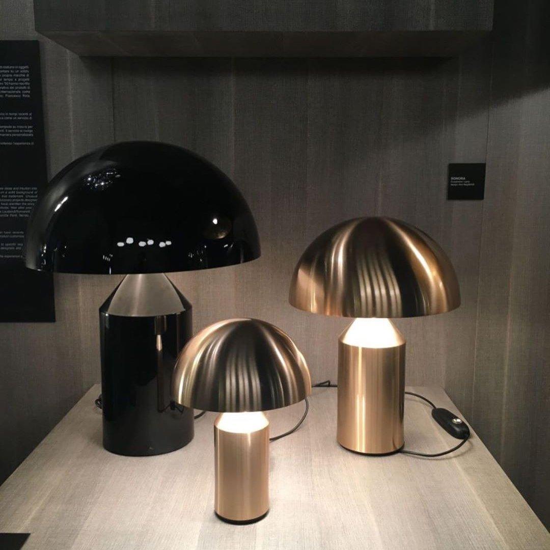 Atollo Geometric Metal Table Lamp