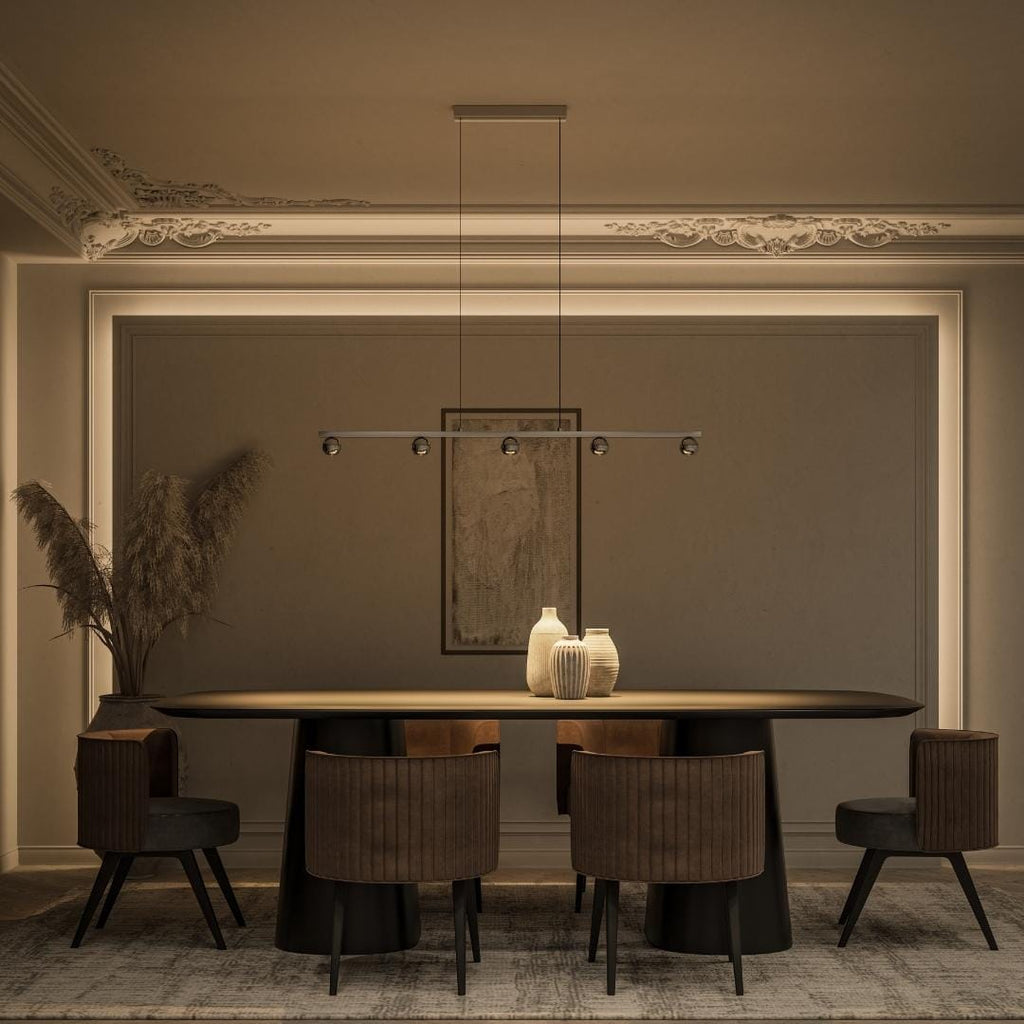 Lumero Adjustable Warm LED Pendant Light With Height Adjustment