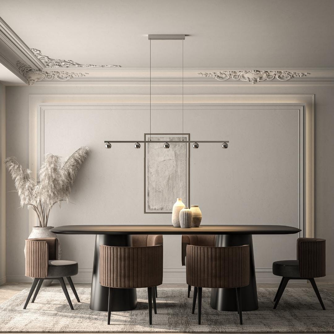 LumiSteel - LED viseća lampa, topla, podesiva visina