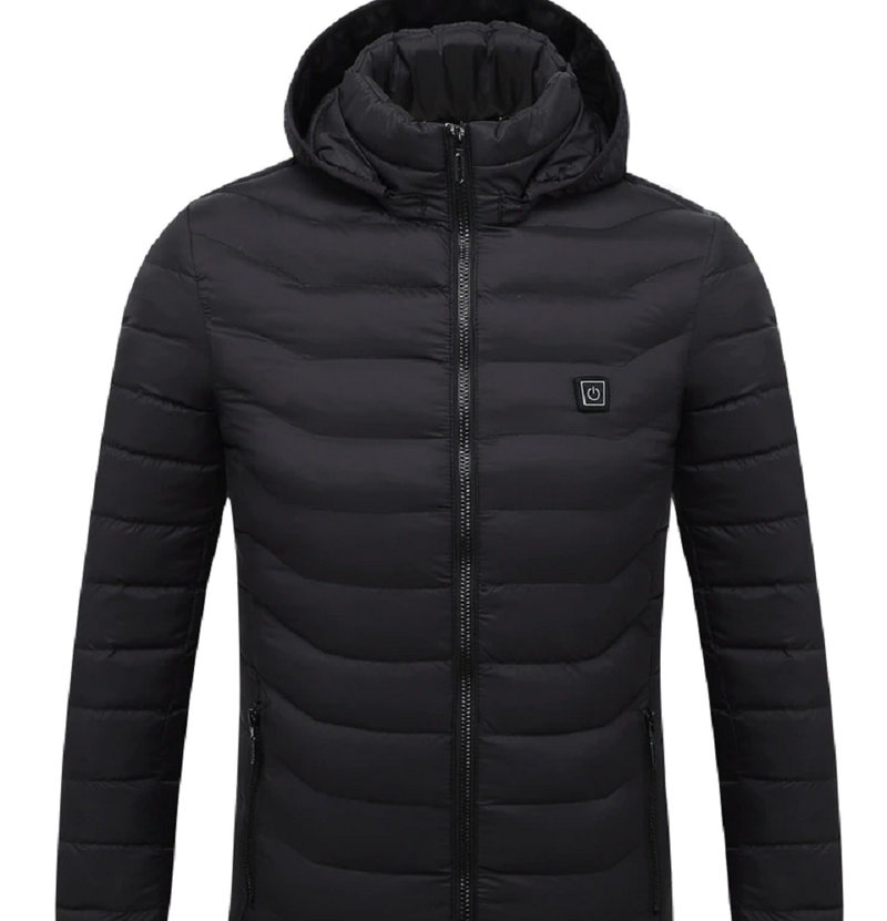 Elektrisch verwarmd hoodie-jack met 11 verwarmingszones