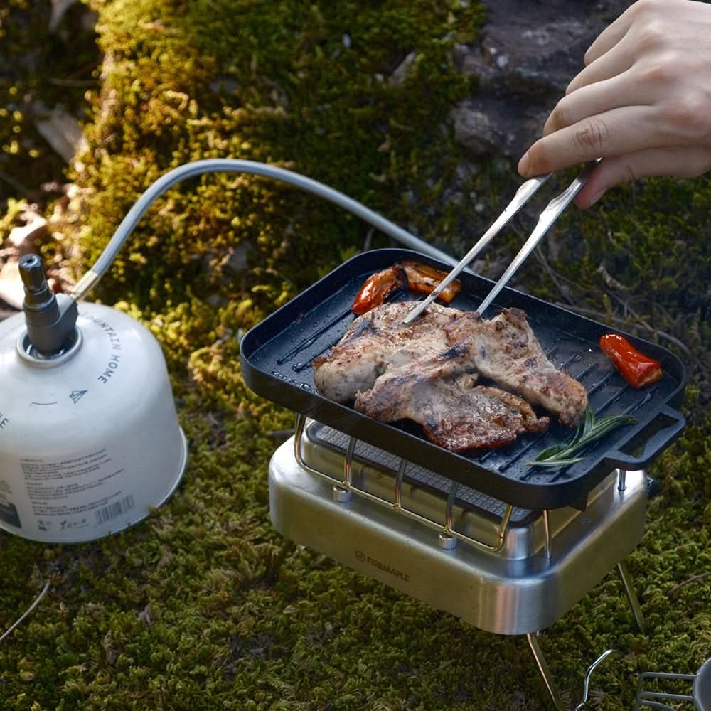 Sada grilovacích plátů TrailForge Mini z odolného hliníku pro venkovní vaření při kempování