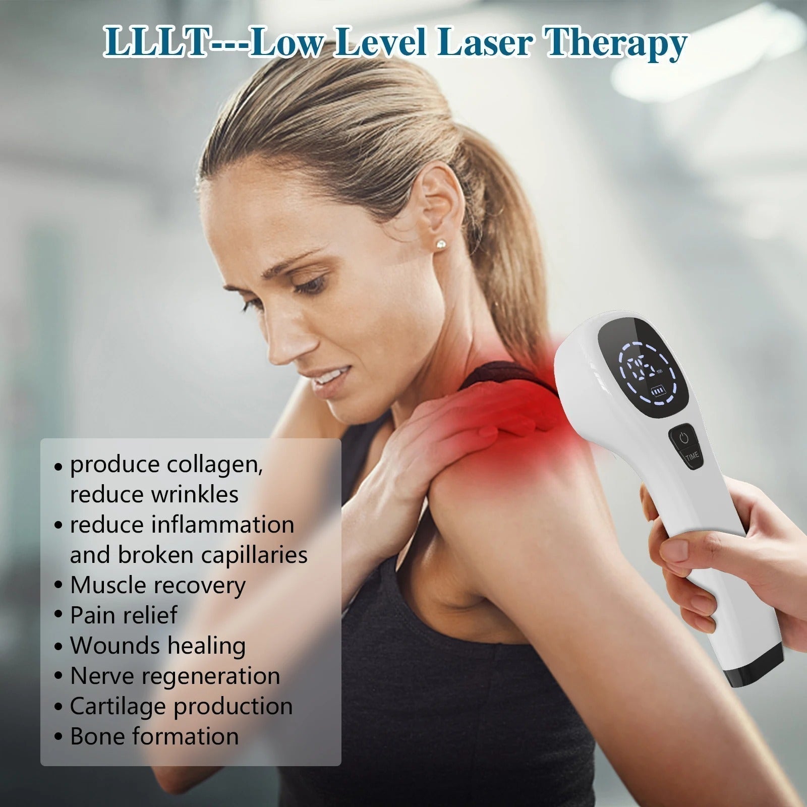 Dispositivo di terapia a luce rossa laser fredda migliorato LumaPulse