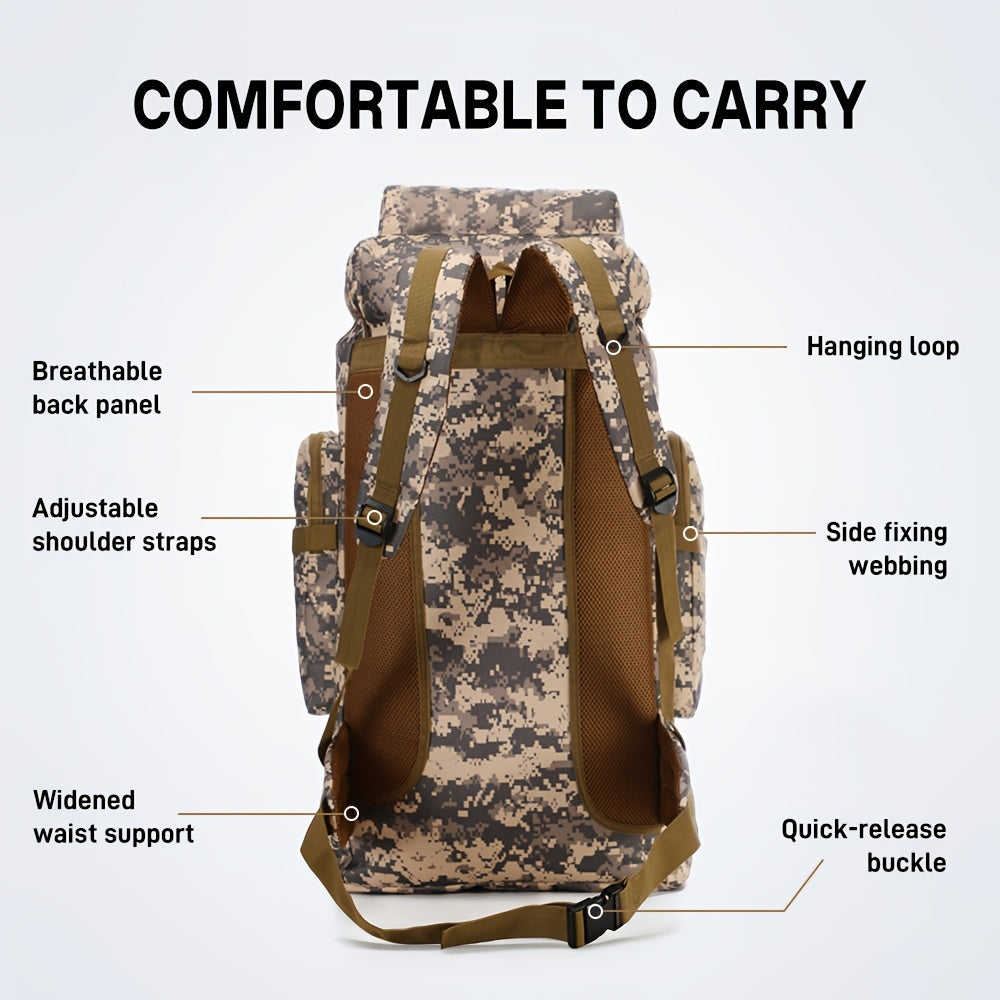 Sac à dos de randonnée tactique 80L