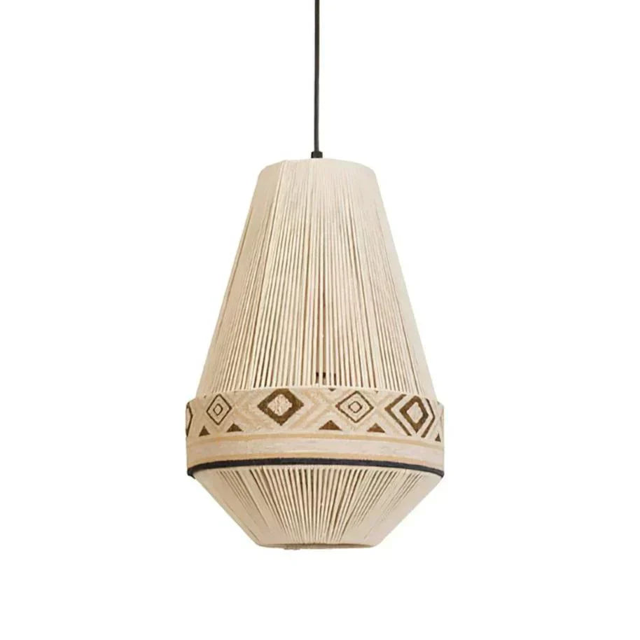 Boho – závěsná lampa s třásněmi