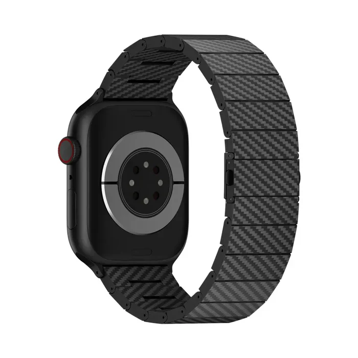 Hiilikuituinen Apple Watch -ranneke + ohut aramidikuituinen suojakuori