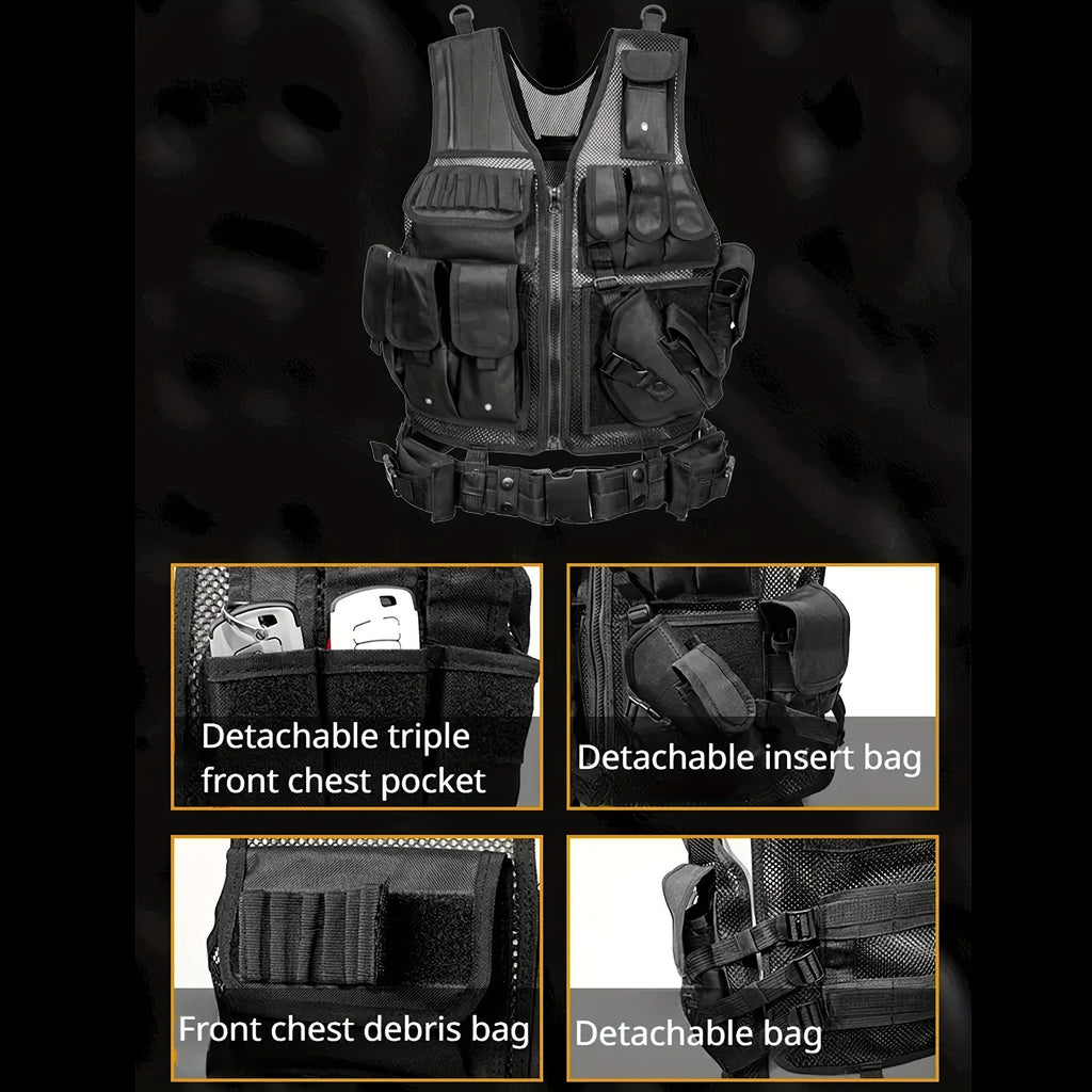 Gilet utilitaire extérieur à libération rapide