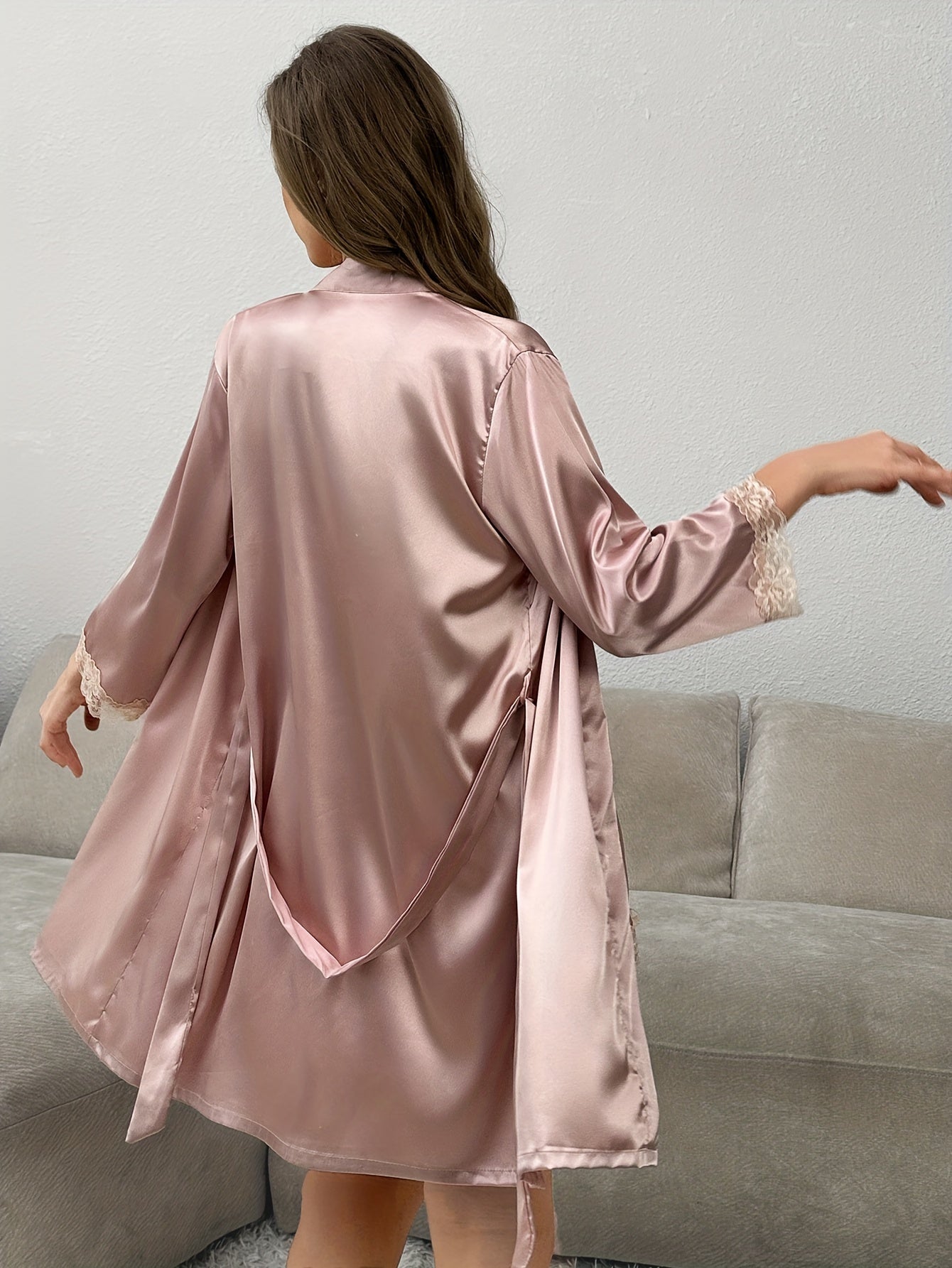 طقم ملابس نوم ليلي روز