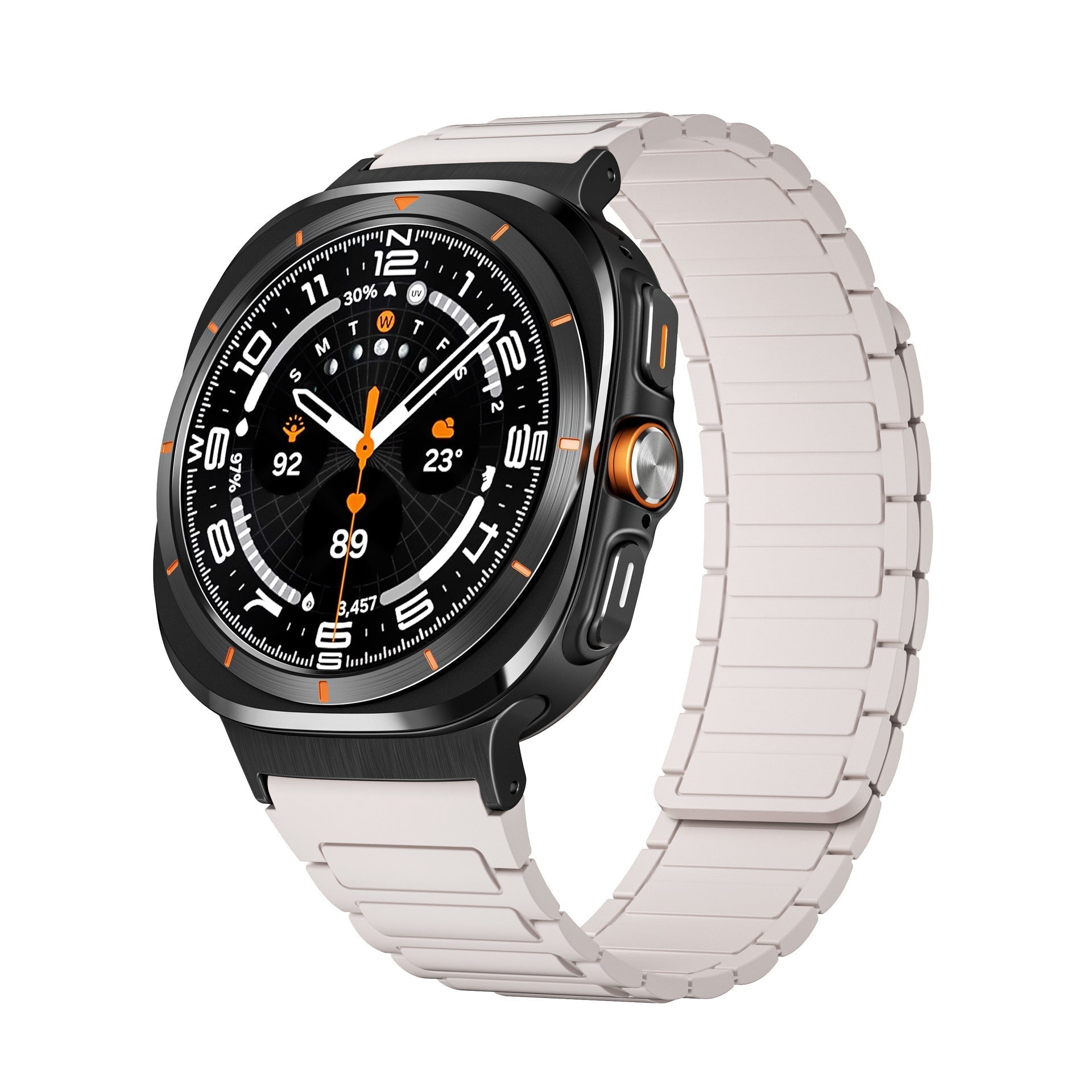 Sports silikon magnetisk rem for Samsung Watch 7 Ultra