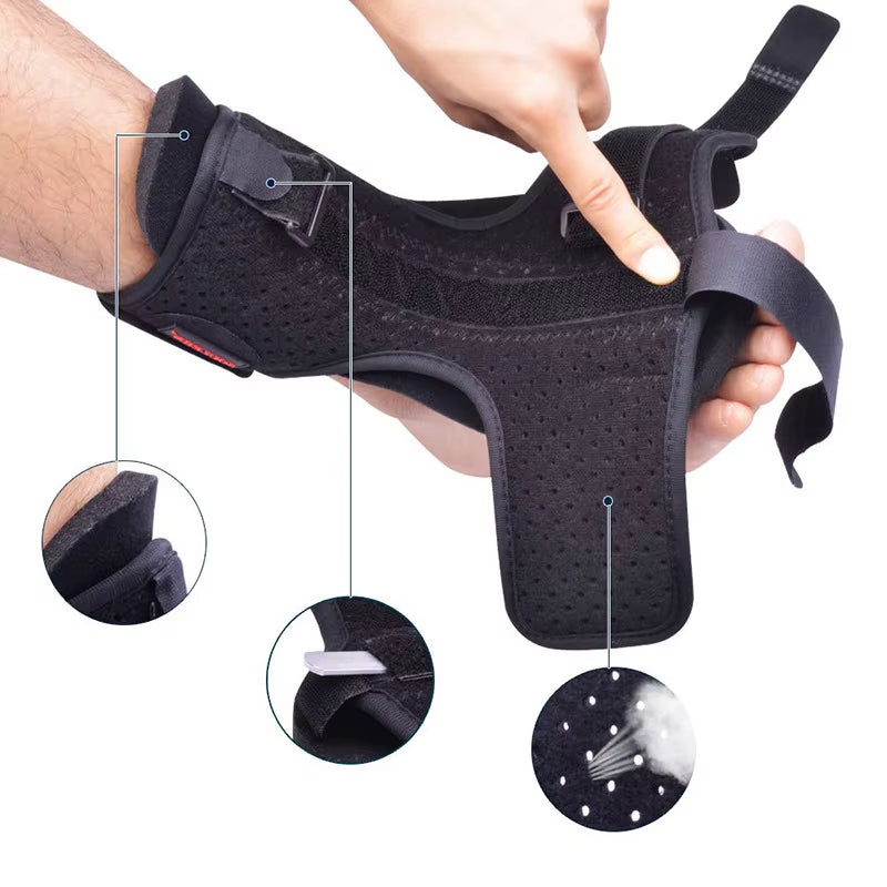 Penopang Malam Dorsal Untuk Fasciitis Tapak Kaki Dan Sokongan Kaki Sepanjang Malam
