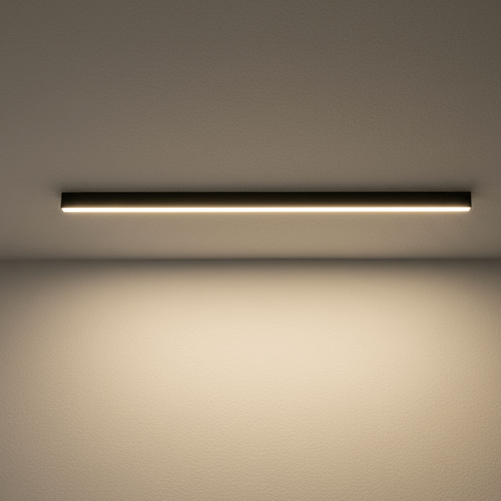 LumaGlow LED stropní svítidlo v minimalistickém severském designu pro moderní prostory