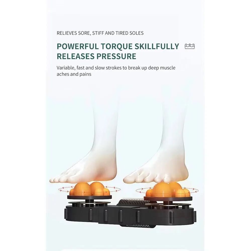 Masajeador de pies Shiatsu Zenora con función de calor, 12 bolas 3D y temporizador, para profesionales
