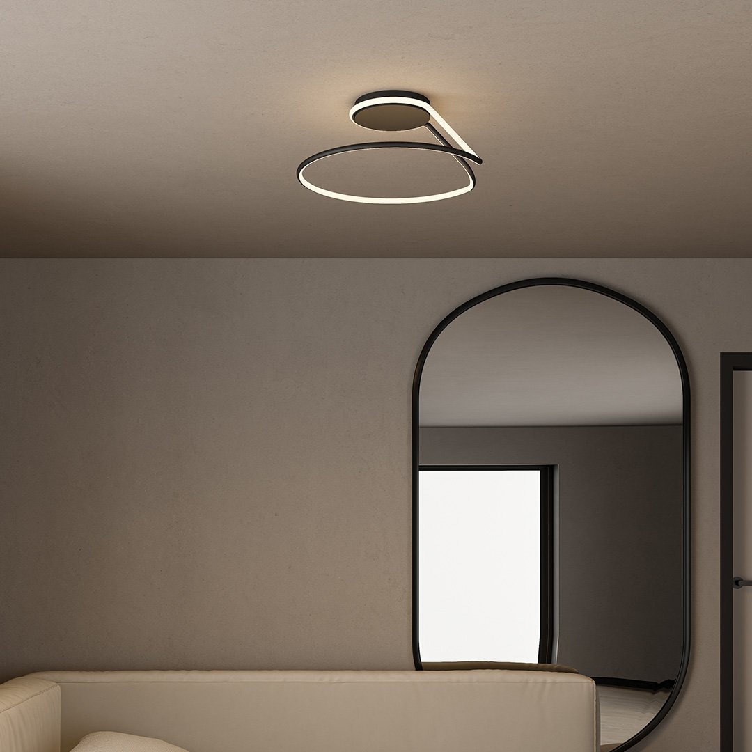 LumaNova Ring Shaped Dimmable LED Ceiling Light for Modern Interiors