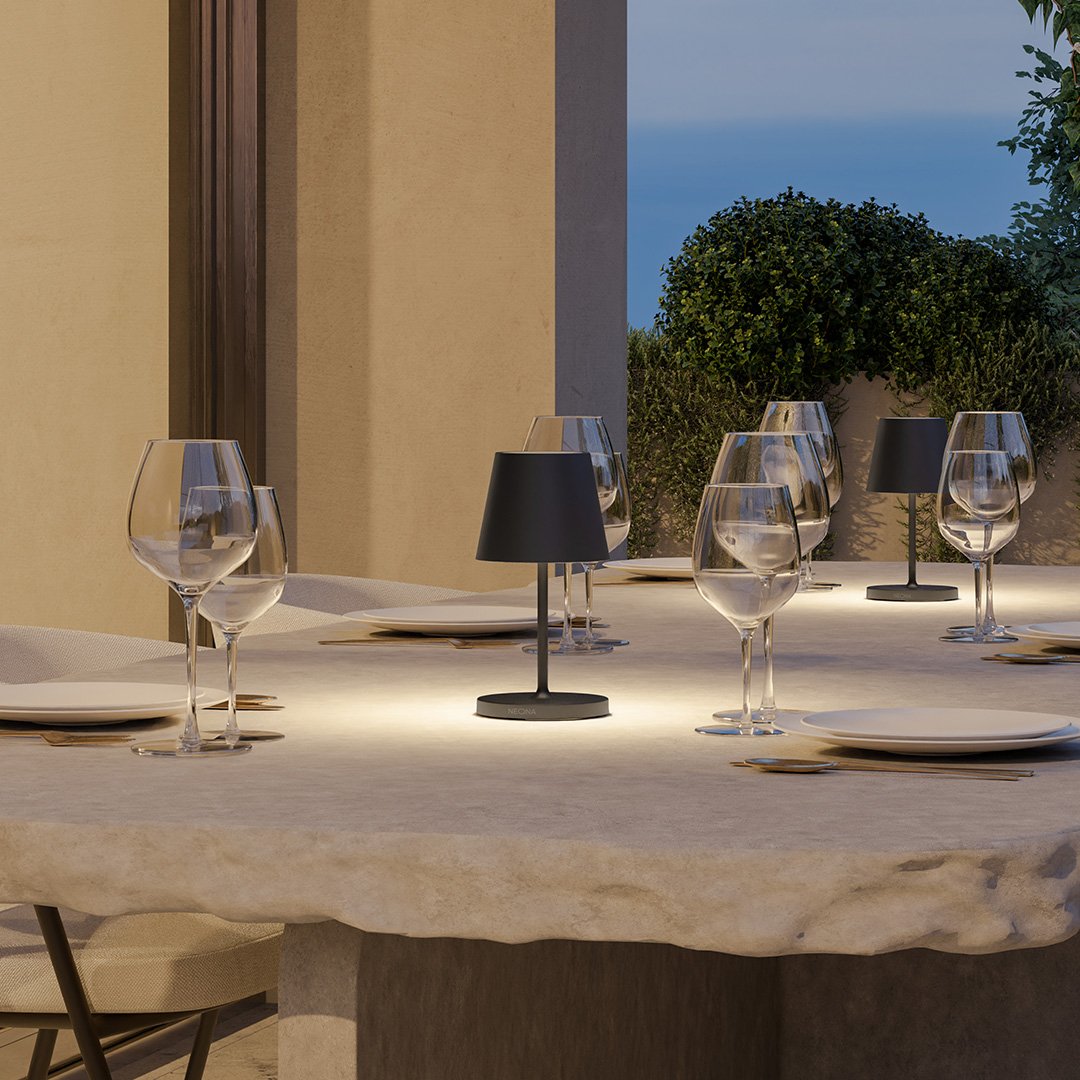 Lyrae LED Table Lamp By Lumora With Warm 2700K Glow