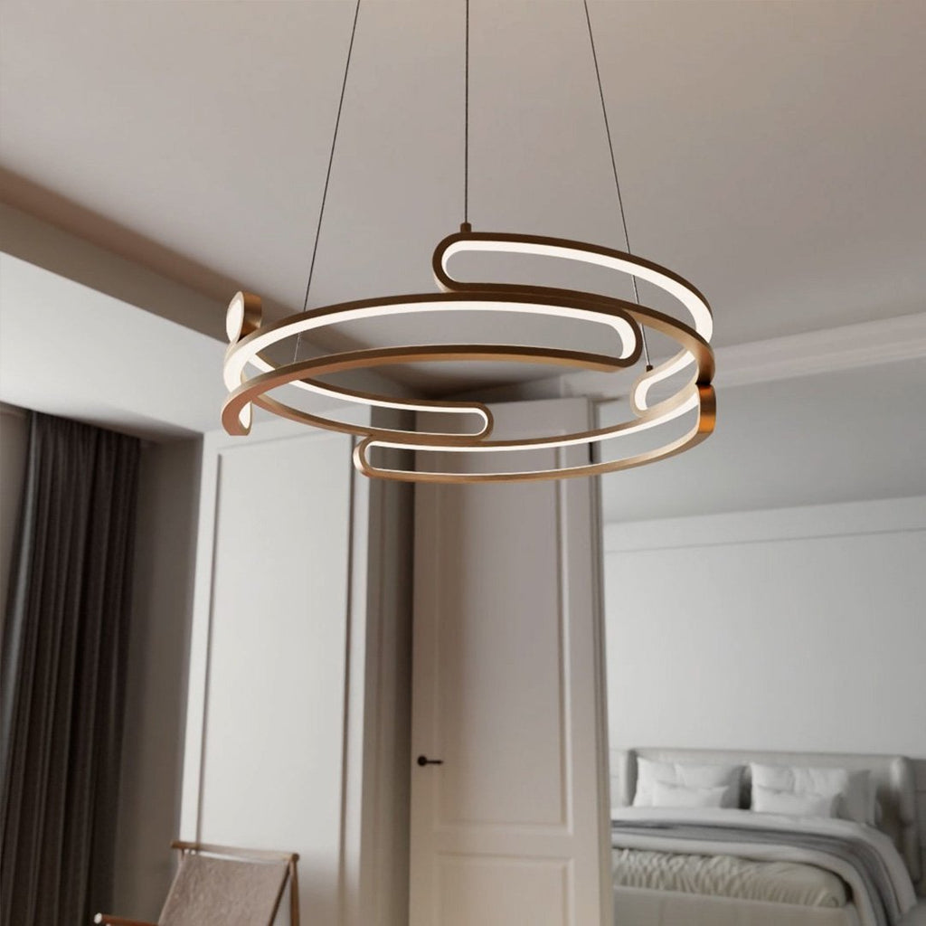 Metalis - Elegantna metalna viseća lampa