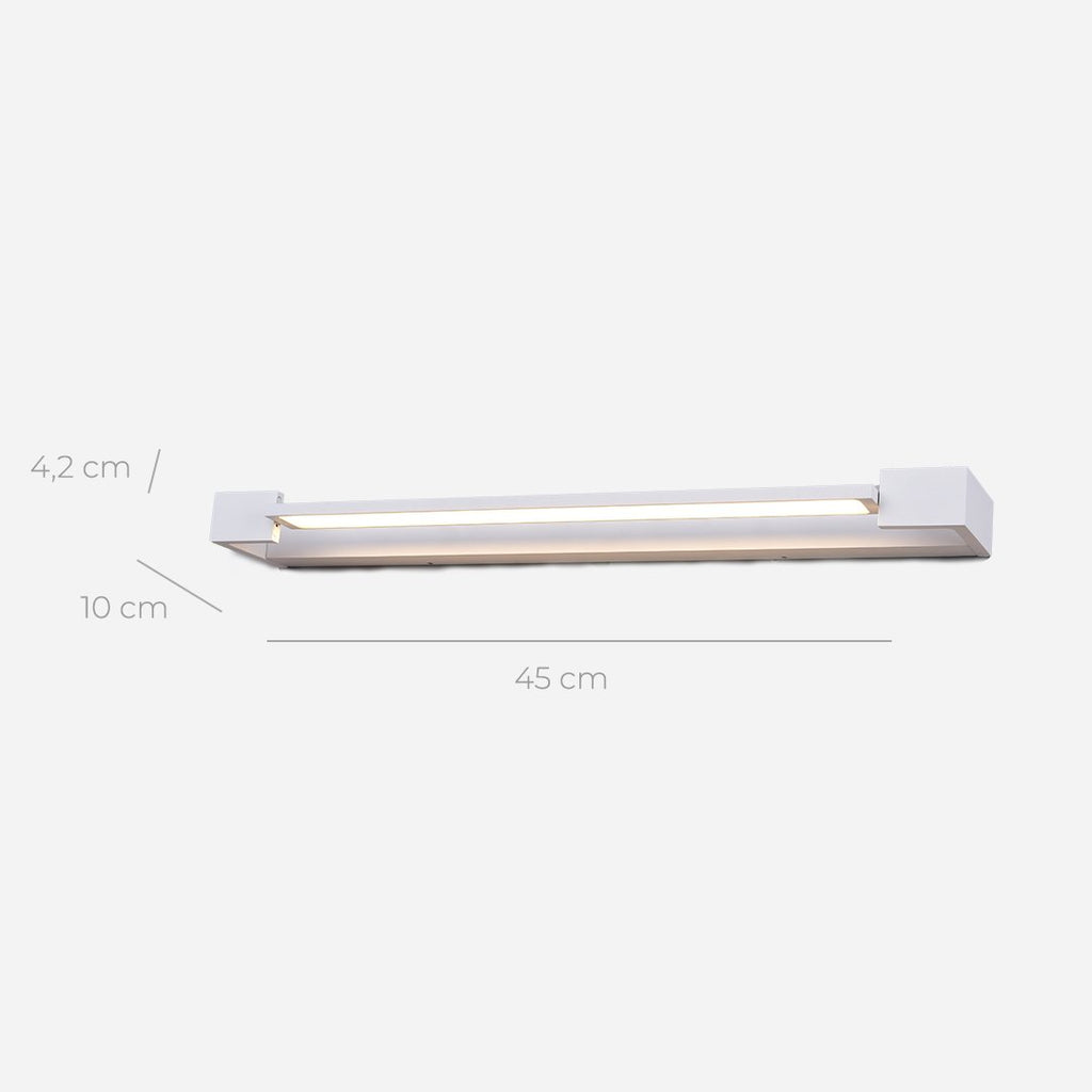 Vireli Modular LED Wall Lamp 340 Degree Rotatable Bar For Bathrooms