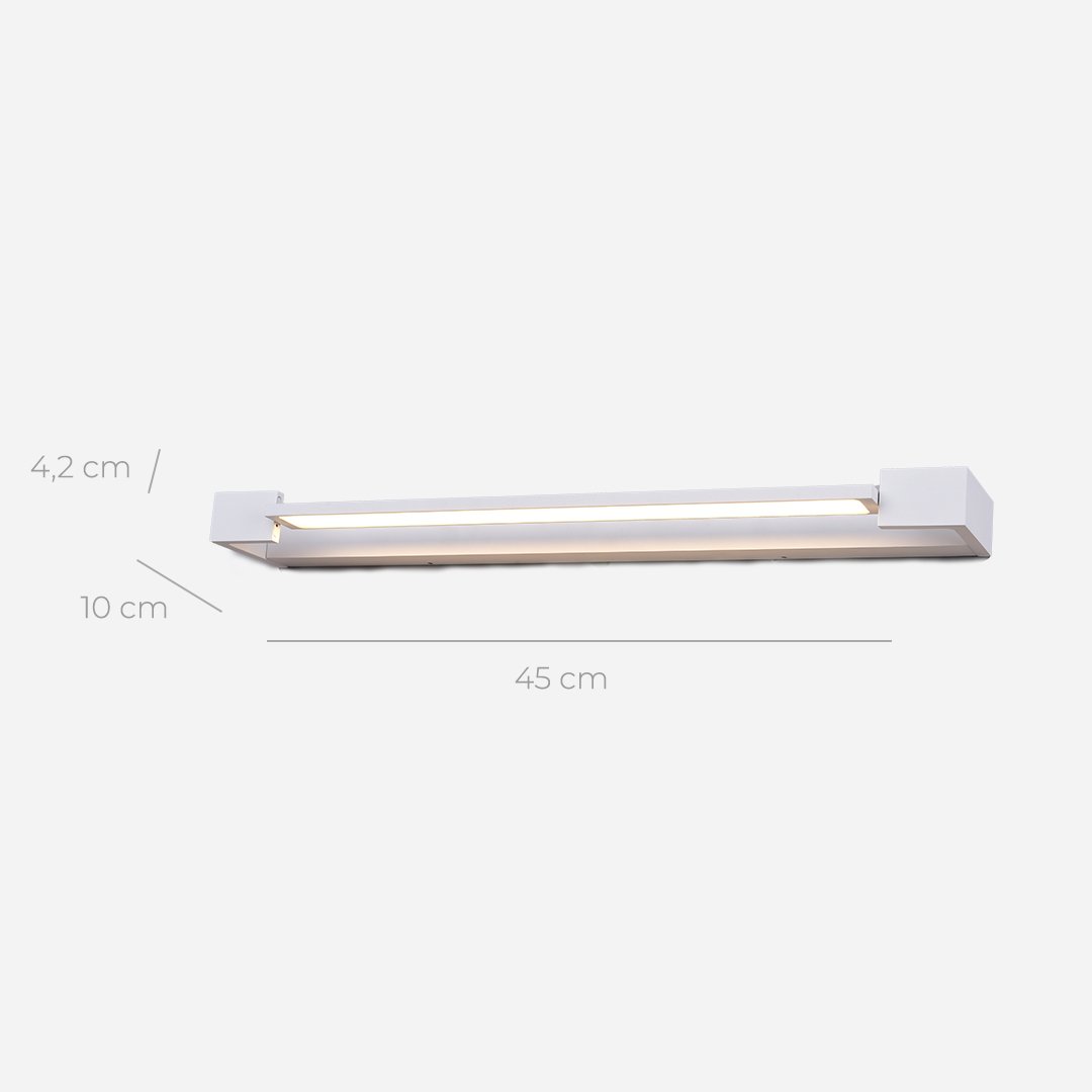 Vireli Modular LED Wall Lamp 340 Degree Rotatable Bar For Bathrooms