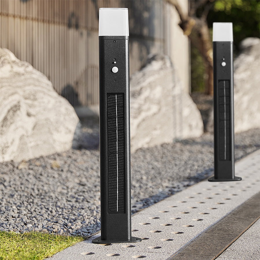 Seaan Solar Torchiere Floor Lamp — Motion Sensor, Adjustable Color Temperature