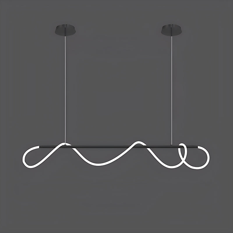 Lampu Gantung LED Paip Panjang Moden untuk Bilik Makan - Orntli